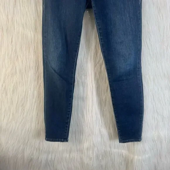 Good American Good Legs Crop Jeans Skinny Dark Wash Stretch Mid Rise 2/26 - Picture 3 of 9